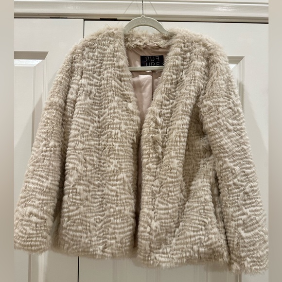 Unreal Fur Jackets & Blazers - Anthropologie Fur by Unreal Fur Noemi Faux Fur Coat